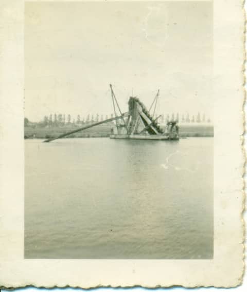 Historische foto van Baggerbedrijf Trip