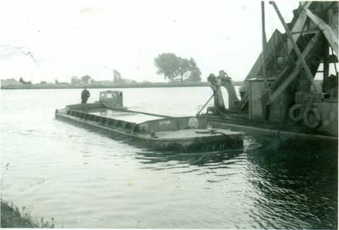 Historische foto van Baggerbedrijf Trip
