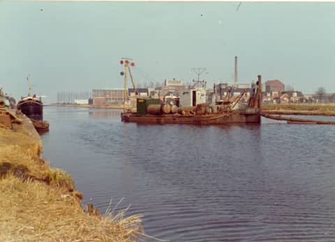 A.G. Wildervanckkanaal bijna voltooid. Ca. 1964.