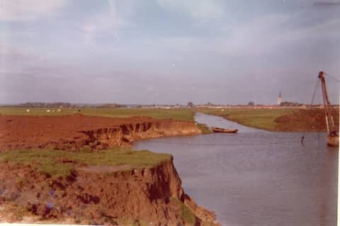 Historische foto van Baggerbedrijf Trip