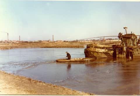 A.G. Wildervanckkanaal bijna voltooid. Ca. 1964.