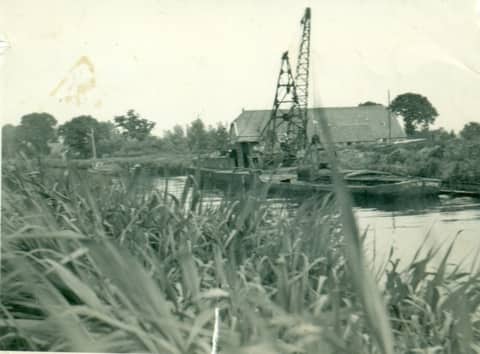 Historische foto van Baggerbedrijf Trip