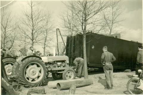 Historische foto van Baggerbedrijf Trip