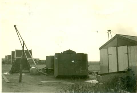 Historische foto van Baggerbedrijf Trip