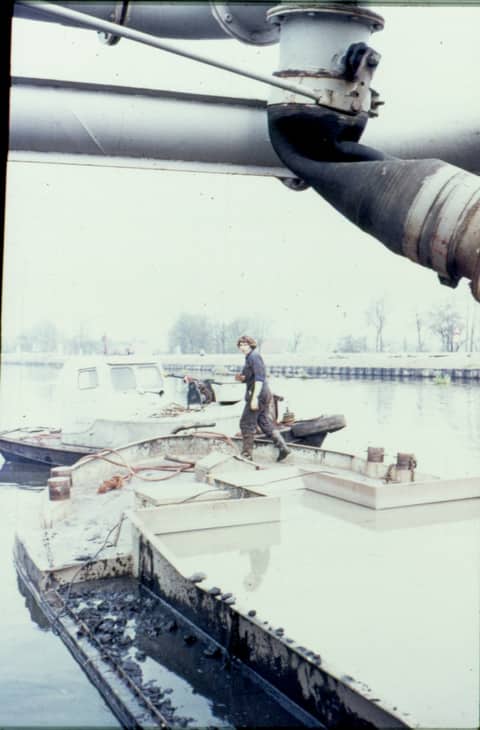 Historische foto van Baggerbedrijf Trip