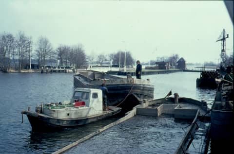 Historische foto van Baggerbedrijf Trip