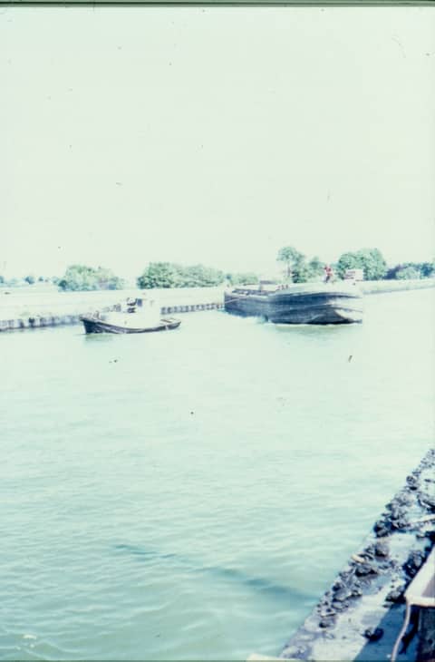 Historische foto van Baggerbedrijf Trip