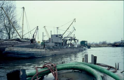 Historische foto van Baggerbedrijf Trip