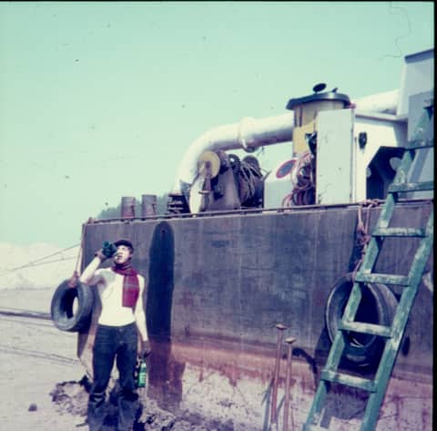 Historische foto van Baggerbedrijf Trip