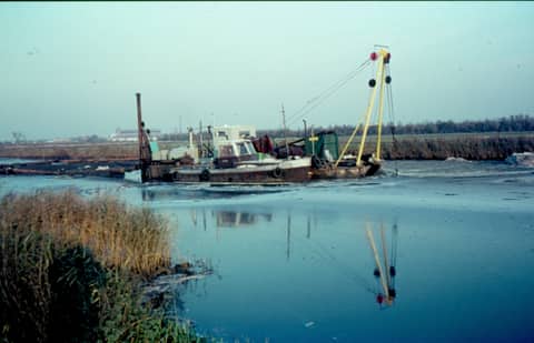 Historische foto van Baggerbedrijf Trip