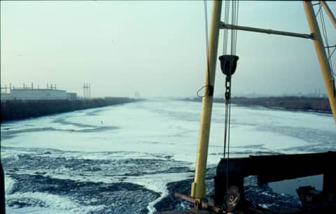 Historische foto van Baggerbedrijf Trip
