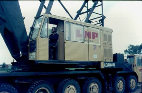 Historische foto van Baggerbedrijf Trip
