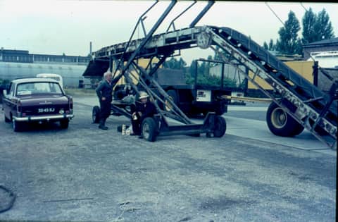 Historische foto van Baggerbedrijf Trip
