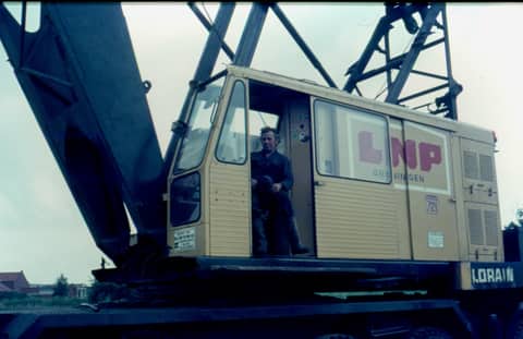 Historische foto van Baggerbedrijf Trip
