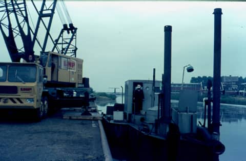 Historische foto van Baggerbedrijf Trip