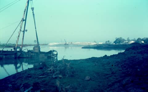 Historische foto van Baggerbedrijf Trip