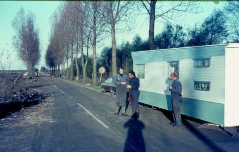 Historische foto van Baggerbedrijf Trip