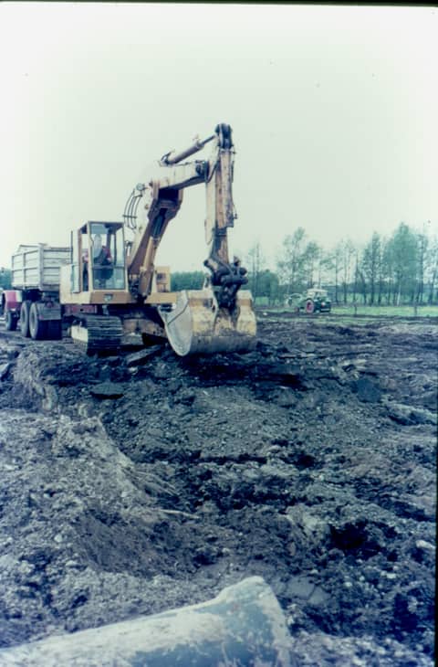 Historische foto van Baggerbedrijf Trip