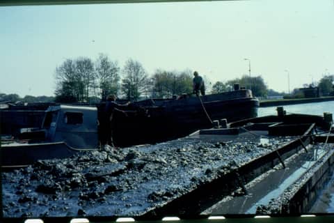 Historische foto van Baggerbedrijf Trip