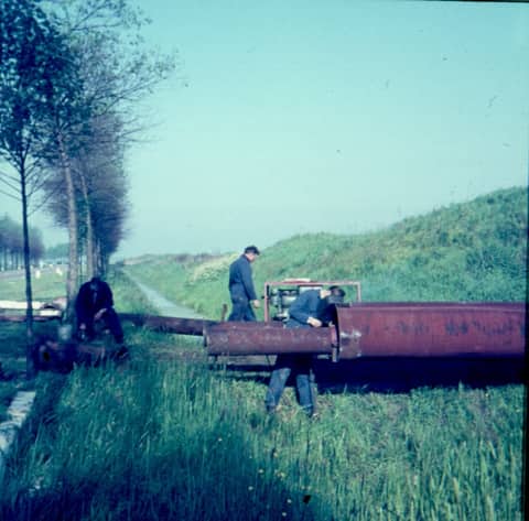 Historische foto van Baggerbedrijf Trip