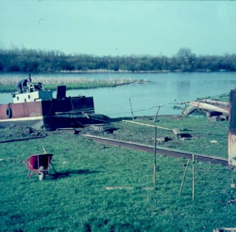 Historische foto van Baggerbedrijf Trip