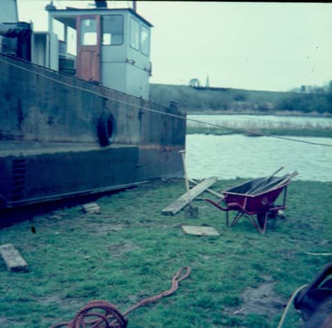 Historische foto van Baggerbedrijf Trip
