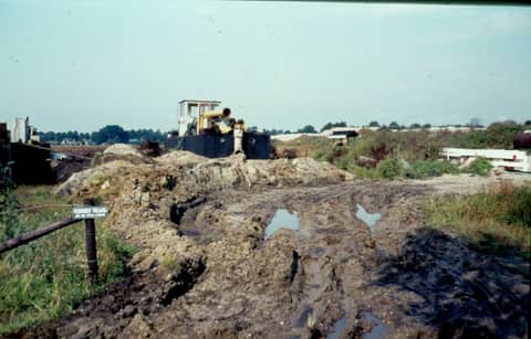 Historische foto van Baggerbedrijf Trip